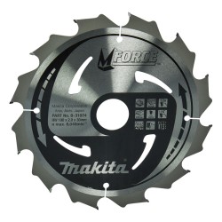 Puidu lõikeketas MAKITA 190x2,0x30mm 12T 15°