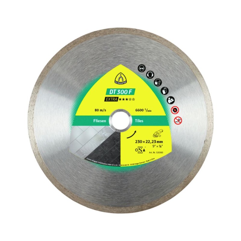 Teemantketas plaatidele KLINGSPOR DT 300 F 125mm 1