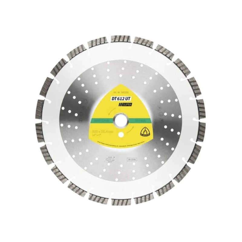 Teemantlõikeketas KLINGSPOR DT 612 UT Supra 400mm 1 Teemantlõikeketas KLINGSPOR DT 612 UT Supra 400mm 1