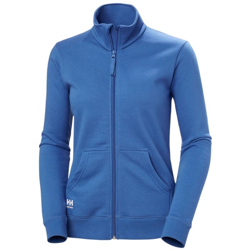 Naiste kampsun HELLY HANSEN W Classic Zip Sweatshirt, helesinine 1