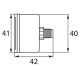 Manomeeter R+M 250bar 1/8" 2