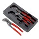3-osaline torutangide komplekt KNIPEX Cobra 002009V02 2 3-osaline torutangide komplekt KNIPEX Cobra 002009V02 2