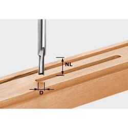 Freza briaunoms FESTOOL HW S8 D6/14, kotelis 8mm