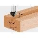 Freza grioveliams V formos FESTOOL HW S8 D14/7/90° kotelis 8mm 1