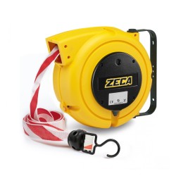 Hoiatuslint rullil ZECA 20m, punane/valge
