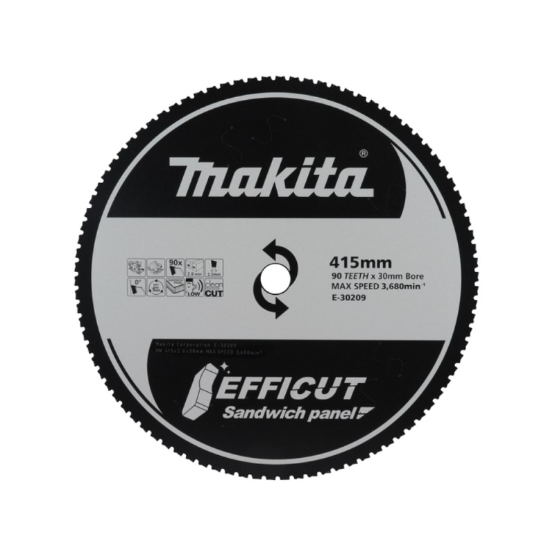 Saeketas sandwich-paneelidele MAKITA EFFICUT 415x30x2,6mm Z90 1 Saeketas sandwich-paneelidele MAKITA EFFICUT 415x30x2,6mm Z90 1