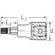 1/2" padrun STAHLWILLE nr. 54X