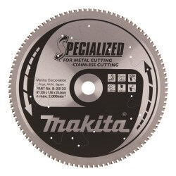 Lõikeketas MAKITA Inox 305x25,4x1,95 mm 100T -5°