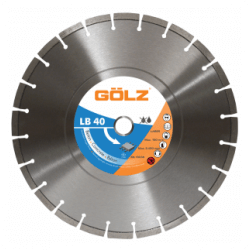 Teemantketas betoonile GOLZ LB40 400x25,4 mm