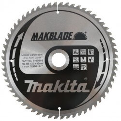 Pjovimo diskas MAKITA Makblade 255x30x2,3mm 60T 5°