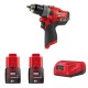 Akutrell-kruvikeeraja MILWAUKEE M12 FDD-202X 2