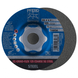 Lihvketas PFERD CC-GRIND-FLEX 125 SG-Steel Coarse