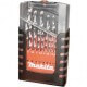 19 vnt grąžtų rinkinys metalui MAKITA 1-10mm 1