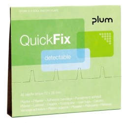 Pleistrai su metalo juostele PLUM QuickFix, 45vnt.