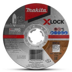 Lõikeketas MAKITA X-Lock 125x1,2mm RST