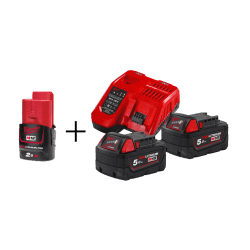 Aku ja laadija komplekt MILWAUKEE M18 NRG-502