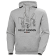 Džemperis HELLY HANSEN Manchester Graphic Hood, pilkas