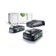 Akumuliatorių ir įkroviklio rinkinys FESTOOL SYS3 ENG 18V 2x4,0/TCL6 2