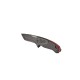 Atlenkiamas dantytas peilis MILWAUKEE Hardline, juodas 5