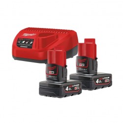 Akumuliatorių rinkinys MILWAUKEE M12 NRG-402