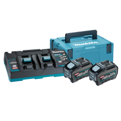 Akumuliatorių ir įkroviklio komplektas MAKITA 40V MAX XGT 2x5,0Ah