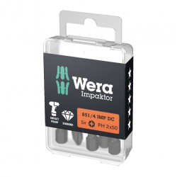 Atsuktuvo antgalis WERA 851/4 IMP DC PH2x50