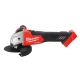 Akumuliatorinis kampinis šlifuoklis MILWAUKEE M18 FSAG125X-0