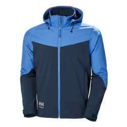 Striukė HELLY HANSEN Oxford Softshell, mėlyna su šviesiai mėlynom detalėm