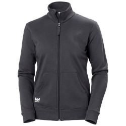 Mot. džemperis HELLY HANSEN Manchester Zip Sweatshirt, pilkas