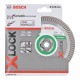 Deimantinis pjovimo diskas BOSCH Extra Clean Turbo 125x22,2 mm