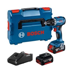 Akumuliatorinis suktuvas-gręžtuvas BOSCH GSR 18V-45 2x3.0Ah