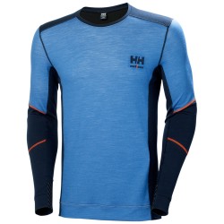 Apatiniai marškinėliai HELLY HANSEN Lifa Merino Crewneck, šviesiai mėlyni