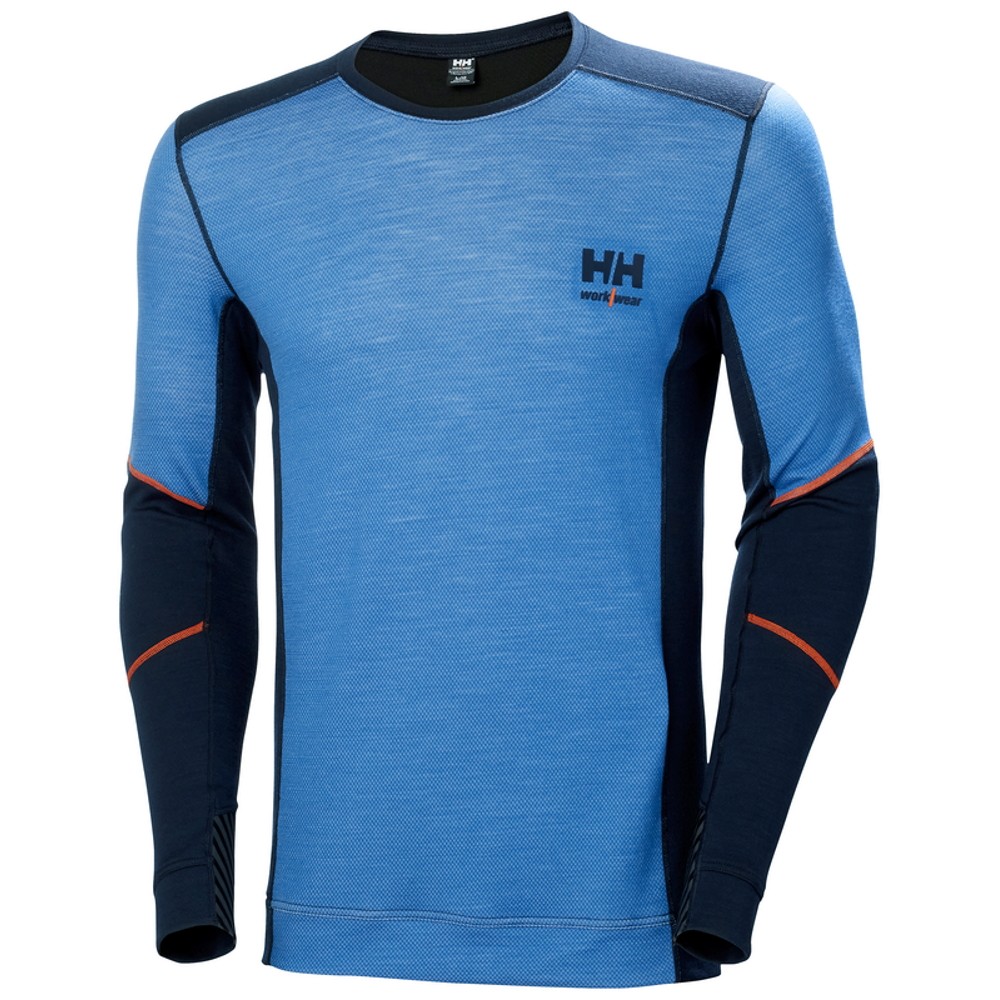 T-shirt Manches Longues Helly Hansen 75117, Lifa Crewneck Actif, Noir, Taille Homme