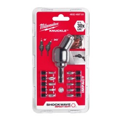 Kampinis smūginio suktuvo priedas MILWAUKEE Knuckle, 11vnt.