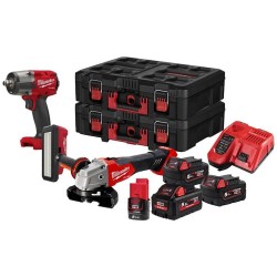 Akumuliatorinių įrankių rinkinys MILWAUKEE M18 FPP3T2-554P