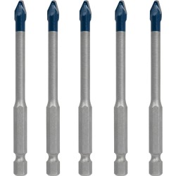 5 dalių grąžtų rinkinys stogo čerpėms BOSCH Expert Hex-9 HardCeramic