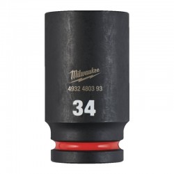 Ilga šešiakampė smūginė galvutė MILWAUKEE SHW 3/4" 34mm