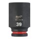 Ilga šešiakampė smūginė galvutė MILWAUKEE SHW 3/4" 39mm 1