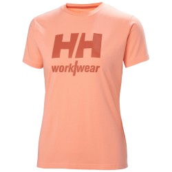 Moteriški marškinėliai HELLY HANSEN WW Logo T-Shirt, rožiniai