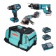 Akumuliatorinių įrankių komplektas MAKITA DK001GD3+ 1