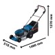 Akuga muruniiduk BOSCH GRA 18V2-46 Solo 18V 2 Akuga muruniiduk BOSCH GRA 18V2-46 Solo 18V 2