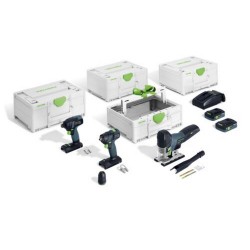 Kombineeritav aku kombikomplekt montaažitöödeks FESTOOL Combo 18V