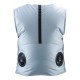 Akutoitega ventileeritav vest MAKITA DFV214A01, valge, S-L 2