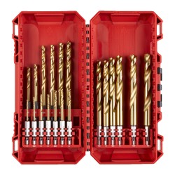 19-osaline metallipuurikomplekt MILWAUKEE SWave 1/4“ Hex SW HSS-G TIN