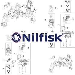 Vožtuvo spyruoklė NILFISK 6180661