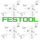 Šlifavimo popierius granat net stf d225 p180 gr net/25 FESTOOL 203316 1