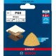 Šlifavimo popierius BOSCH Expert C470, Delta šlifuokliams, 93 mm, G 60, 5 vnt. 2