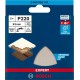 Šlifavimo tinklelis BOSCH Expert M480, Delta šlifuokliams, 93 mm, G 220, 5 vnt. 2