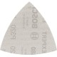 Šlifavimo tinklelis BOSCH Expert M480, Delta šlifuokliams, 93 mm, G 320, 5 vnt. 1