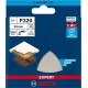 Šlifavimo tinklelis BOSCH Expert M480, Delta šlifuokliams, 93 mm, G 320, 5 vnt. 2